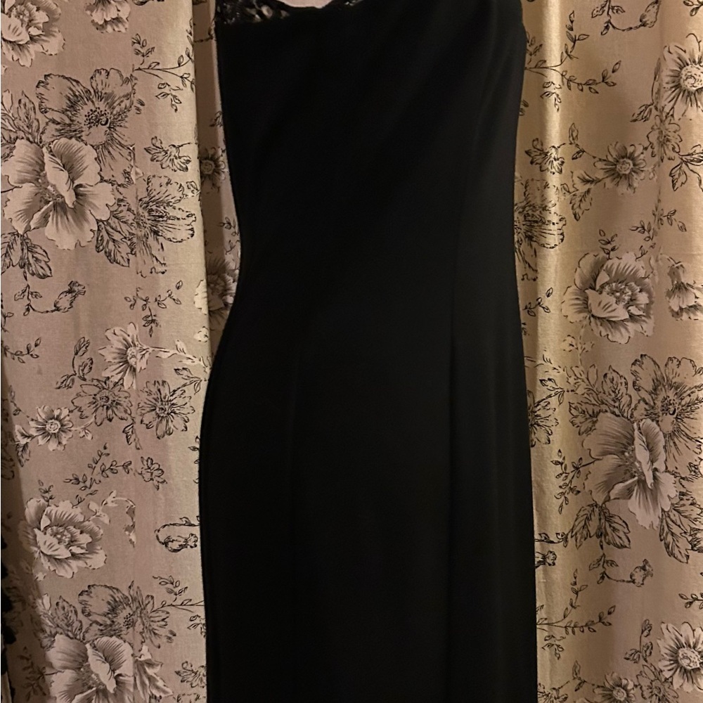 Calvin Klein Collection One Shoulder Black Dress